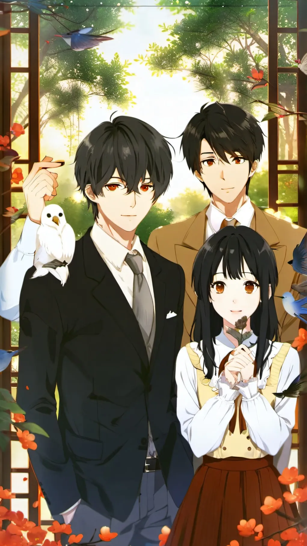 ai character: random background