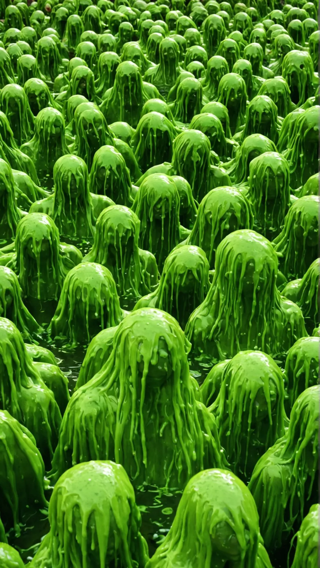 ai character: slime world background