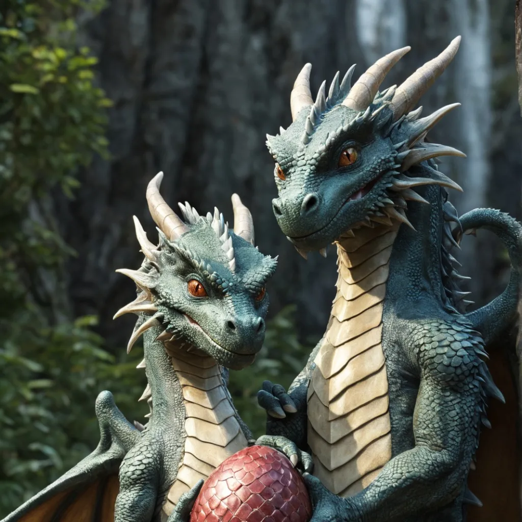 chat with ai character: dragon family