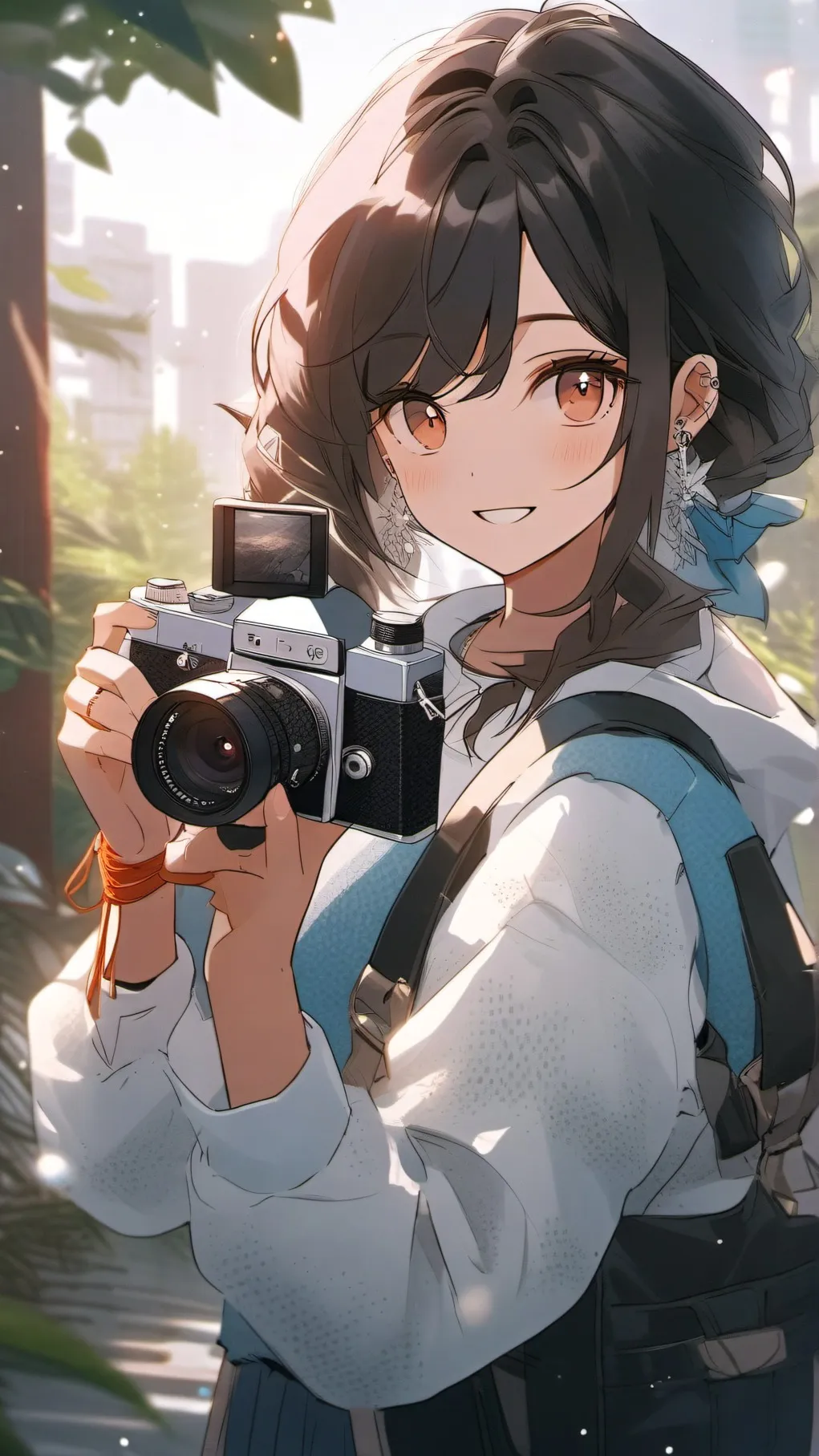 ai character: Photo Sender background