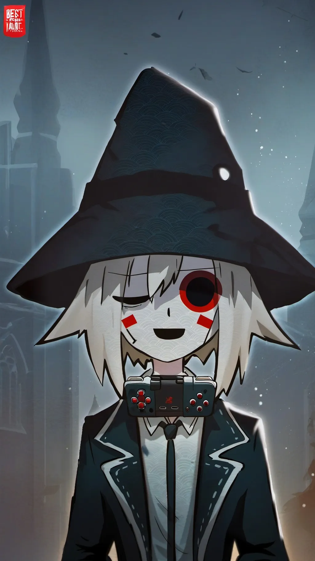 ai character: NETENDO GLITCH  background