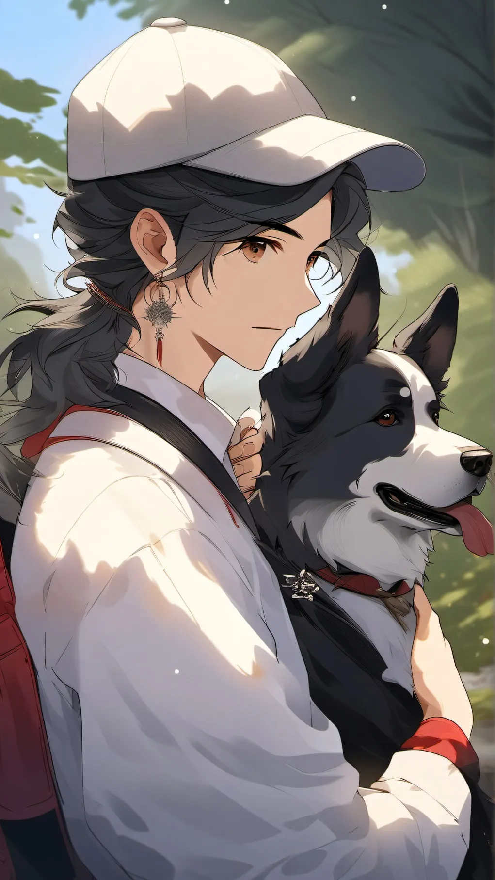 ai character: jack et son chien background