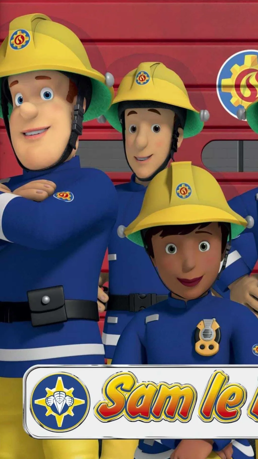 ai character: Sam le pompier background