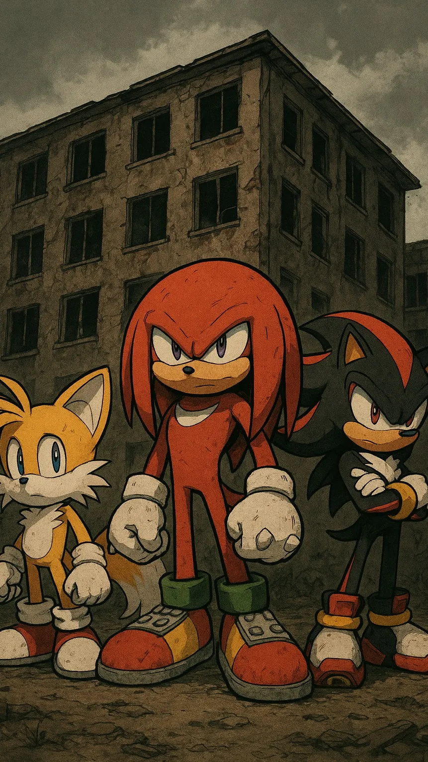 ai character: Sonic Haunted Area background