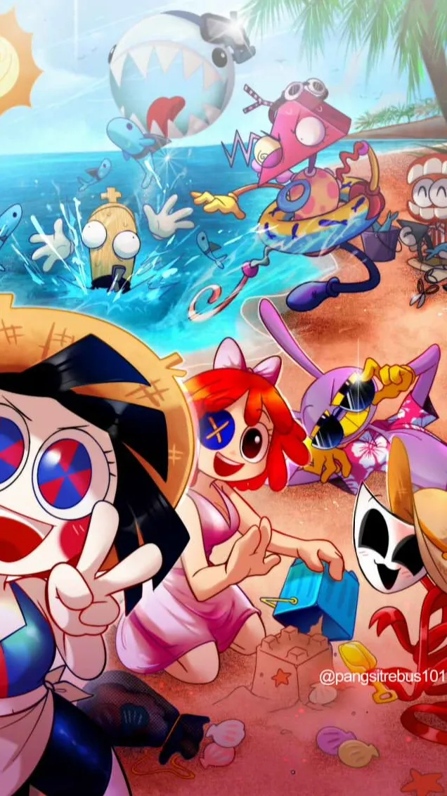 ai character: TADC - Pool day background