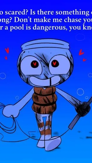 ai character: yandere finn..? background