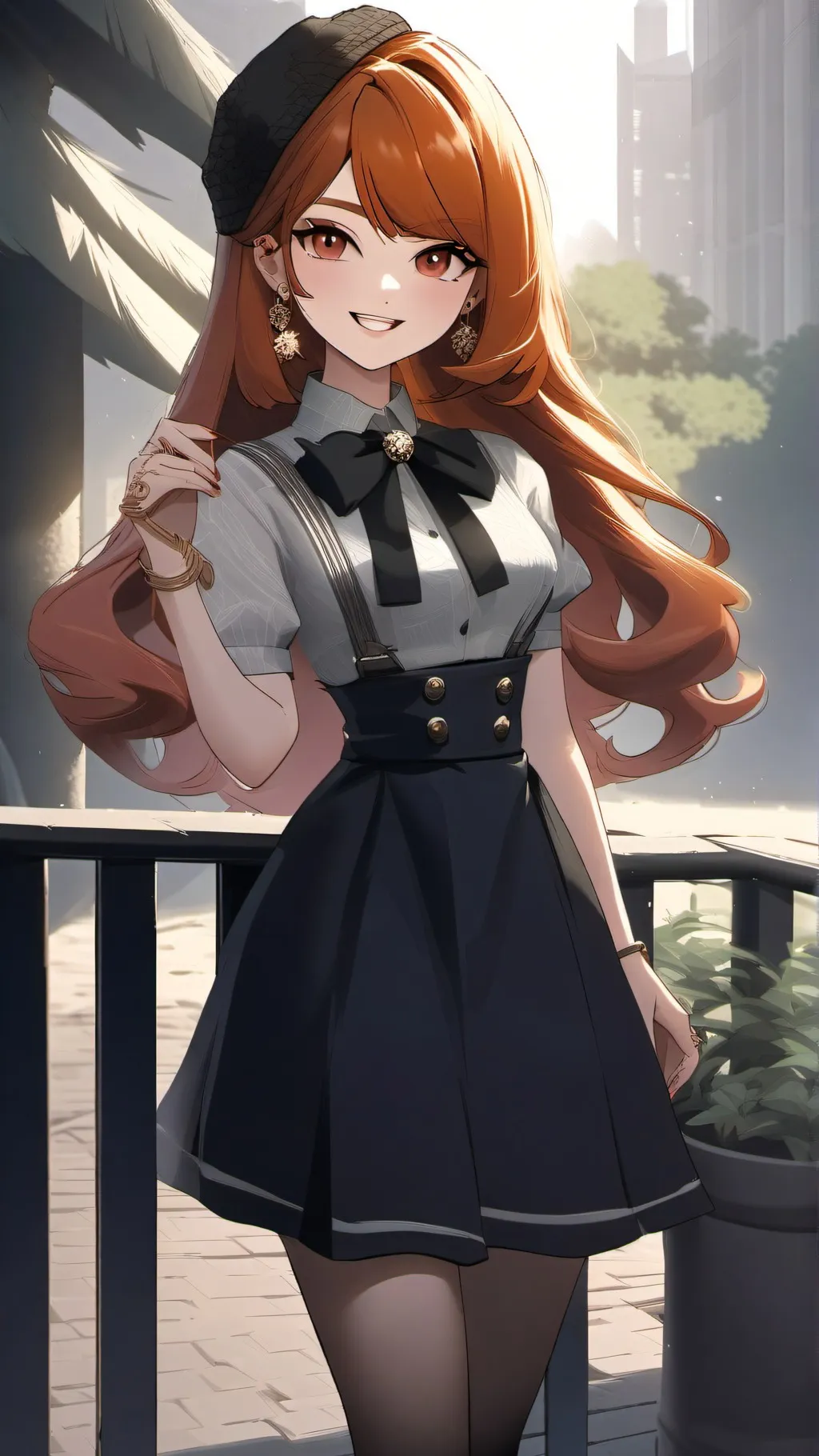 ai character: Ginger background