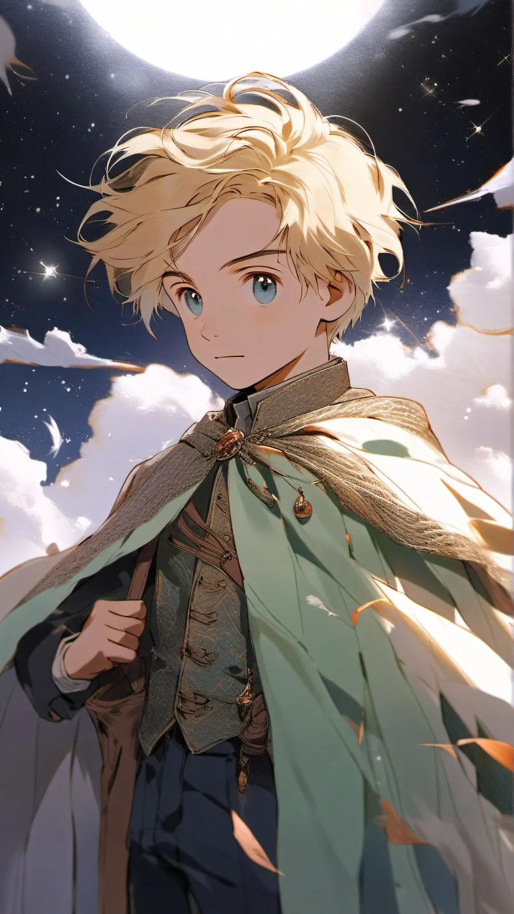 ai character: Le petit prince  background