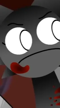 ai character: crazy evil killer  background