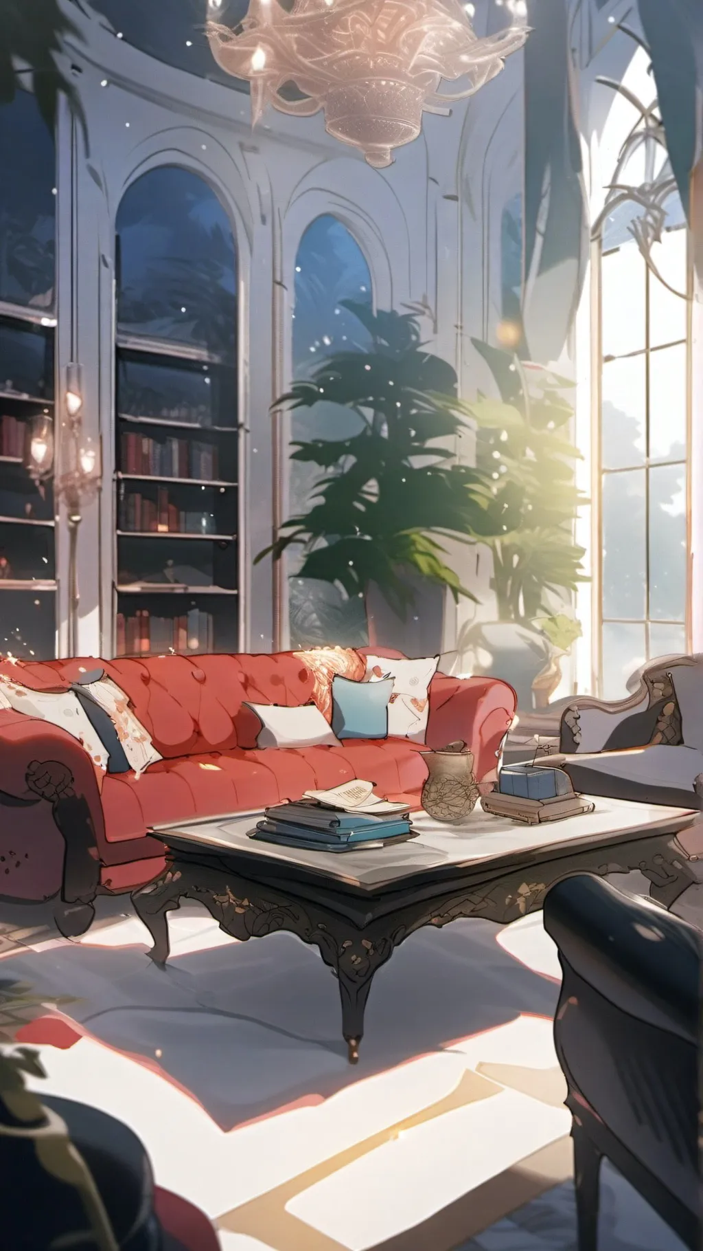 ai character: Brightney the Lamp background