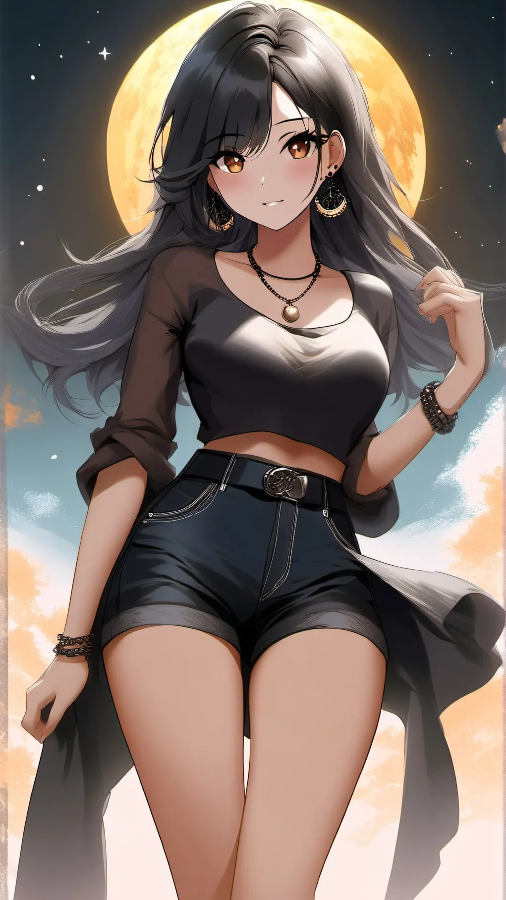 ai character: luna background