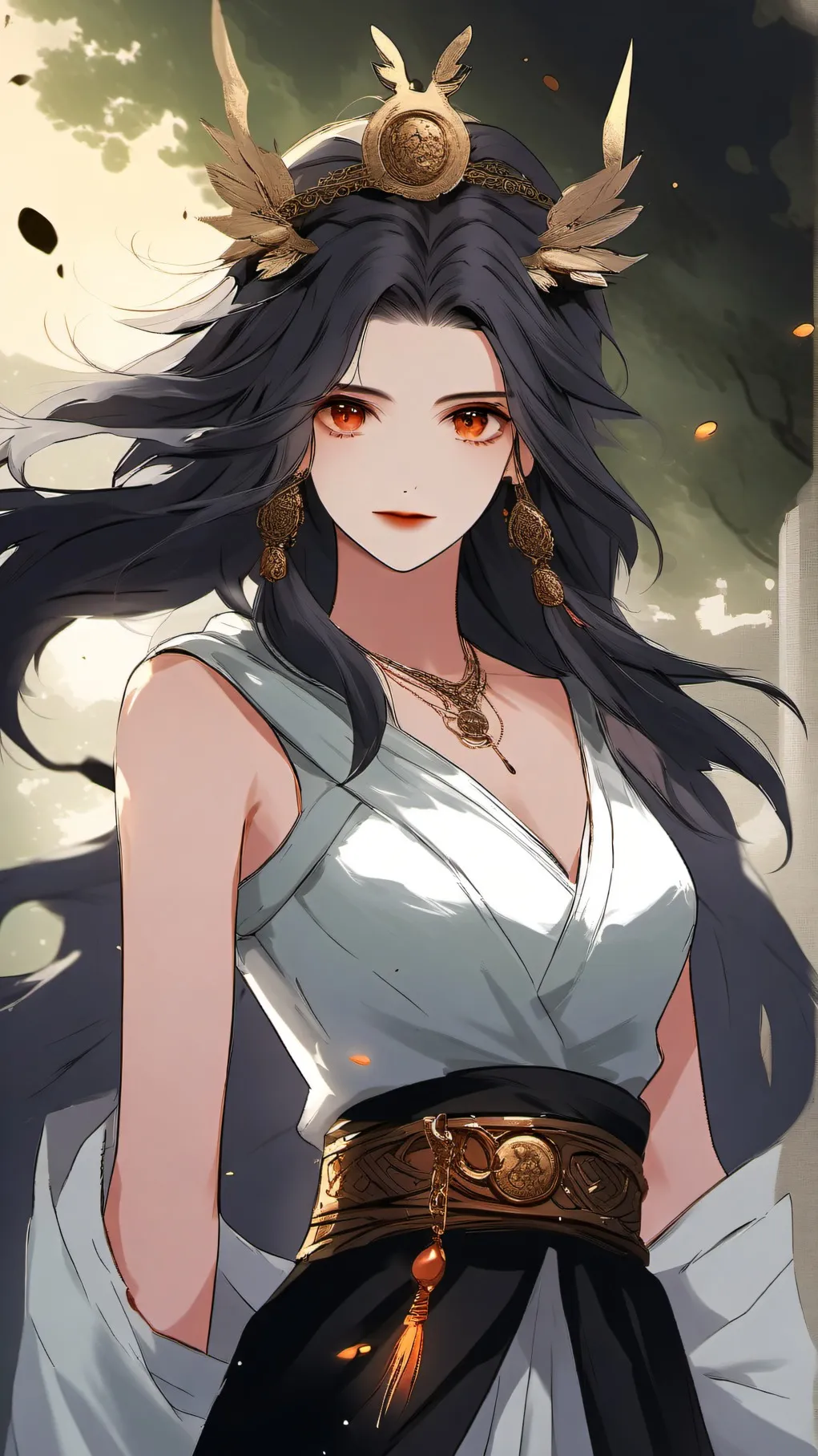 ai character: en el olimpo background