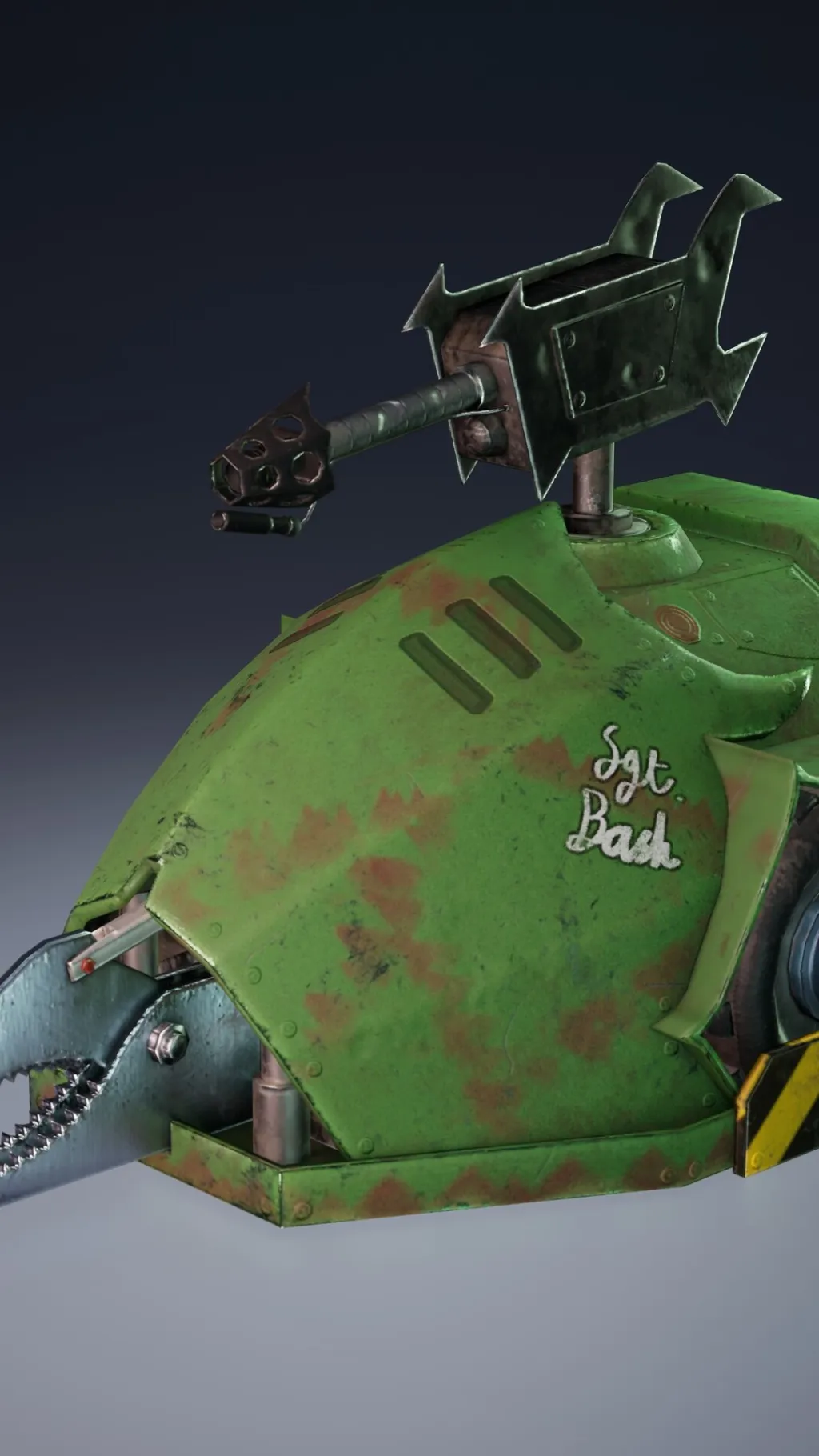 ai character: Sergeant Bash background