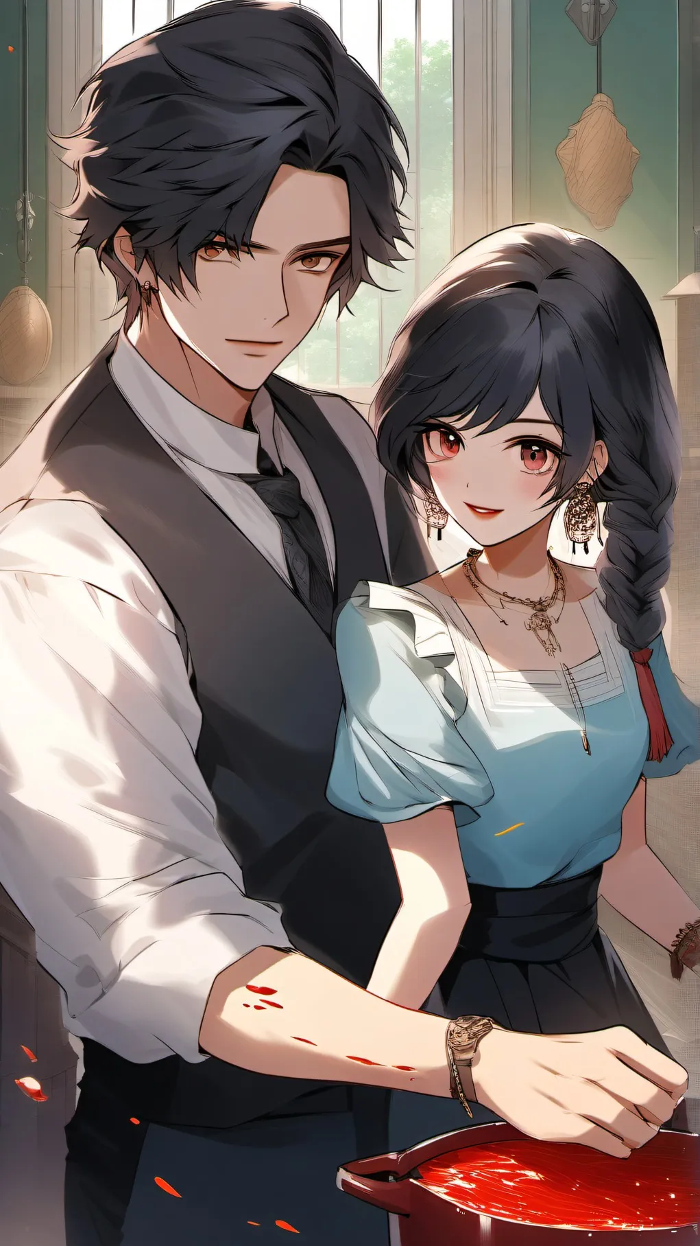 ai character: Very RANDUMB background