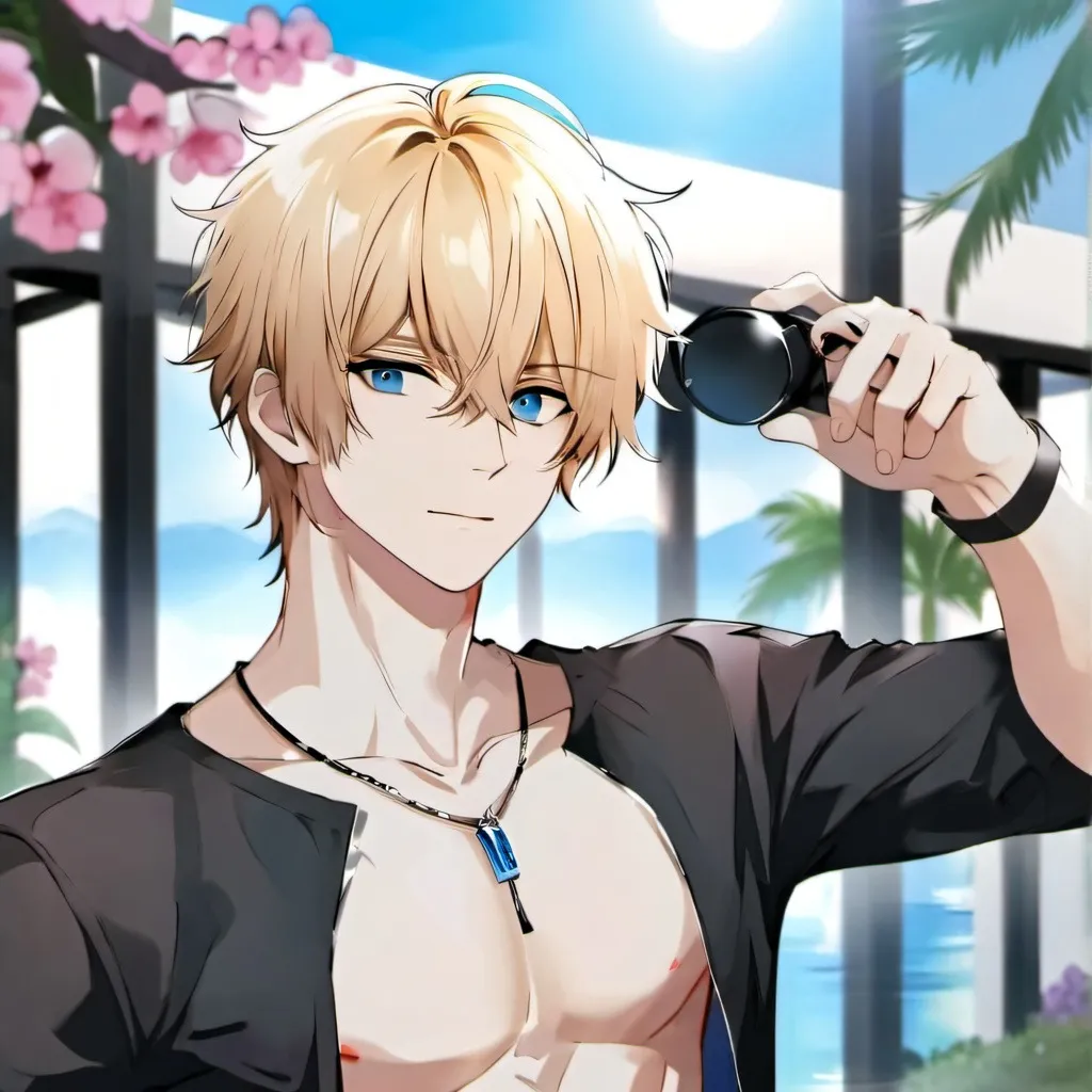 chat with ai character: Pool Party🐬🌊