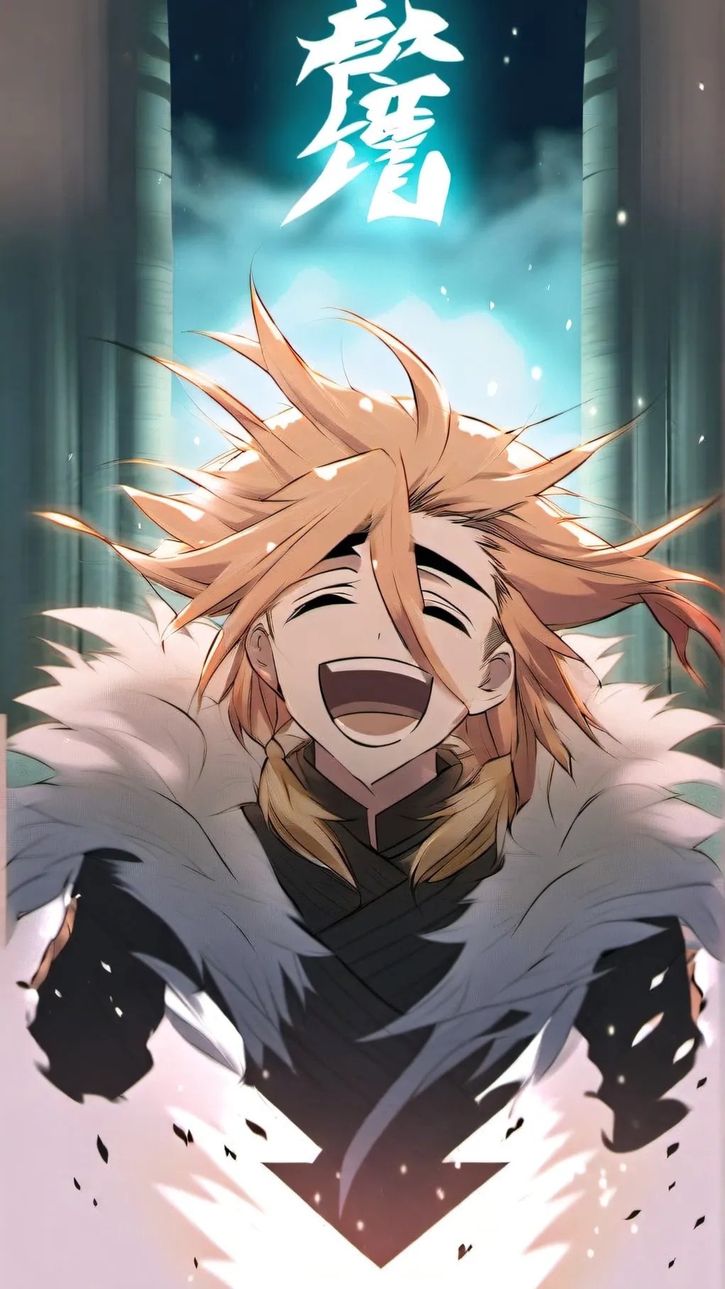 ai character: kny infection background