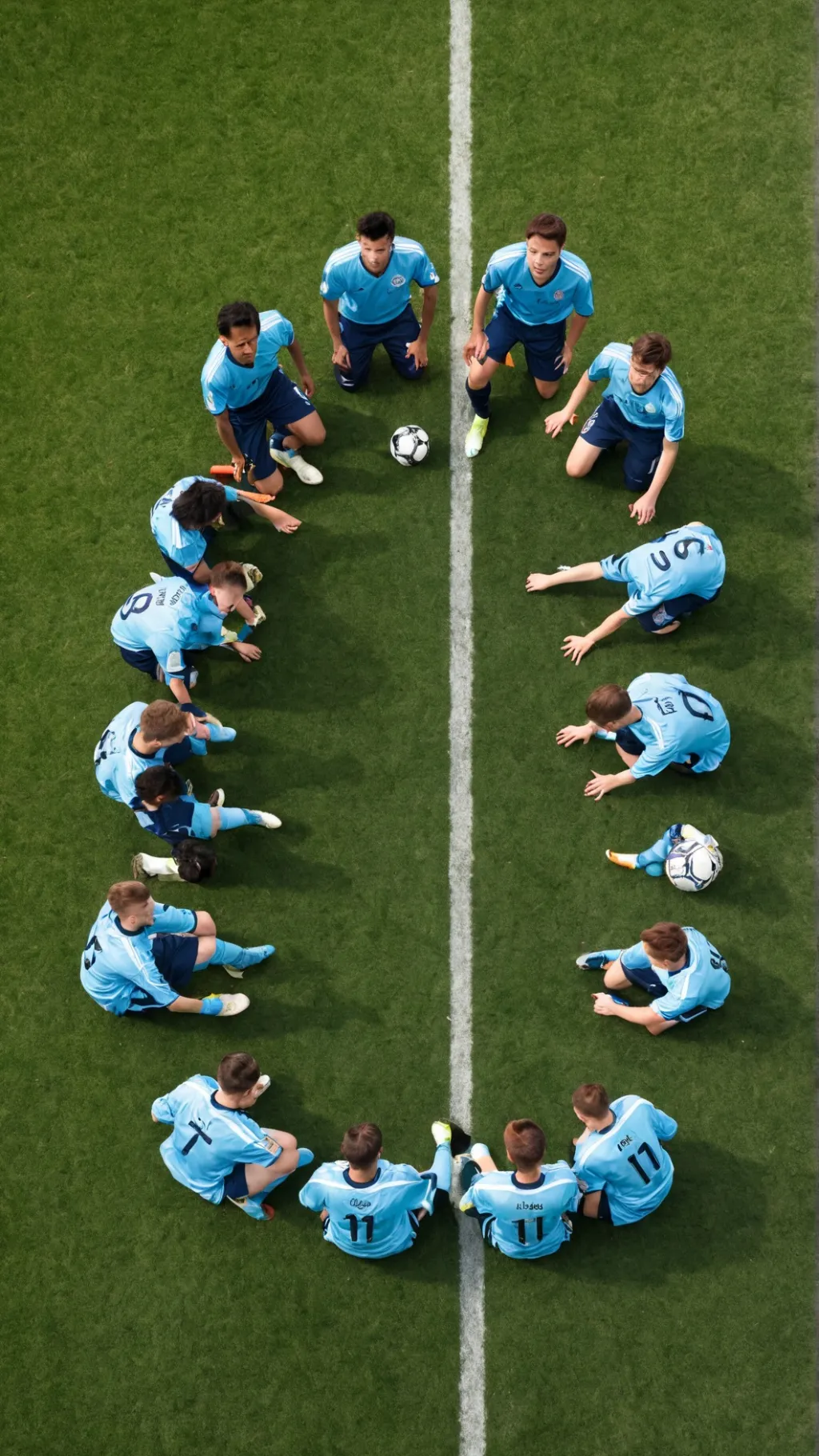 ai character: Football Team background