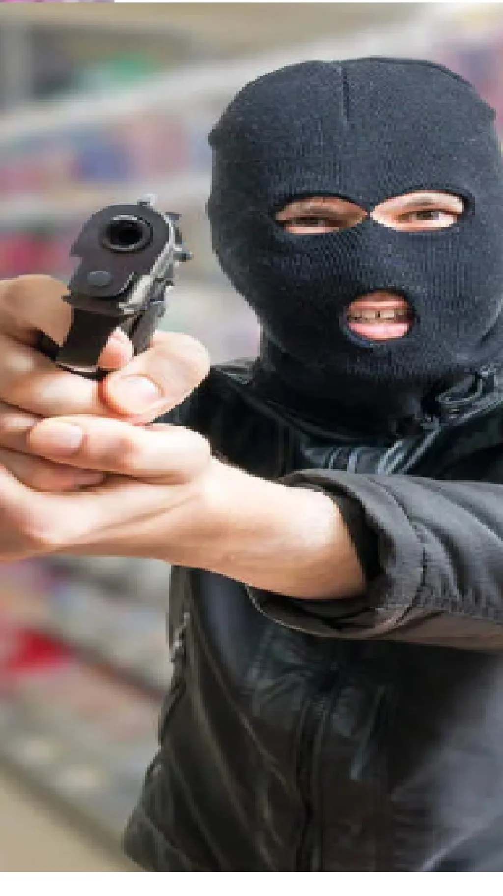 ai character: BANK ROBBER background