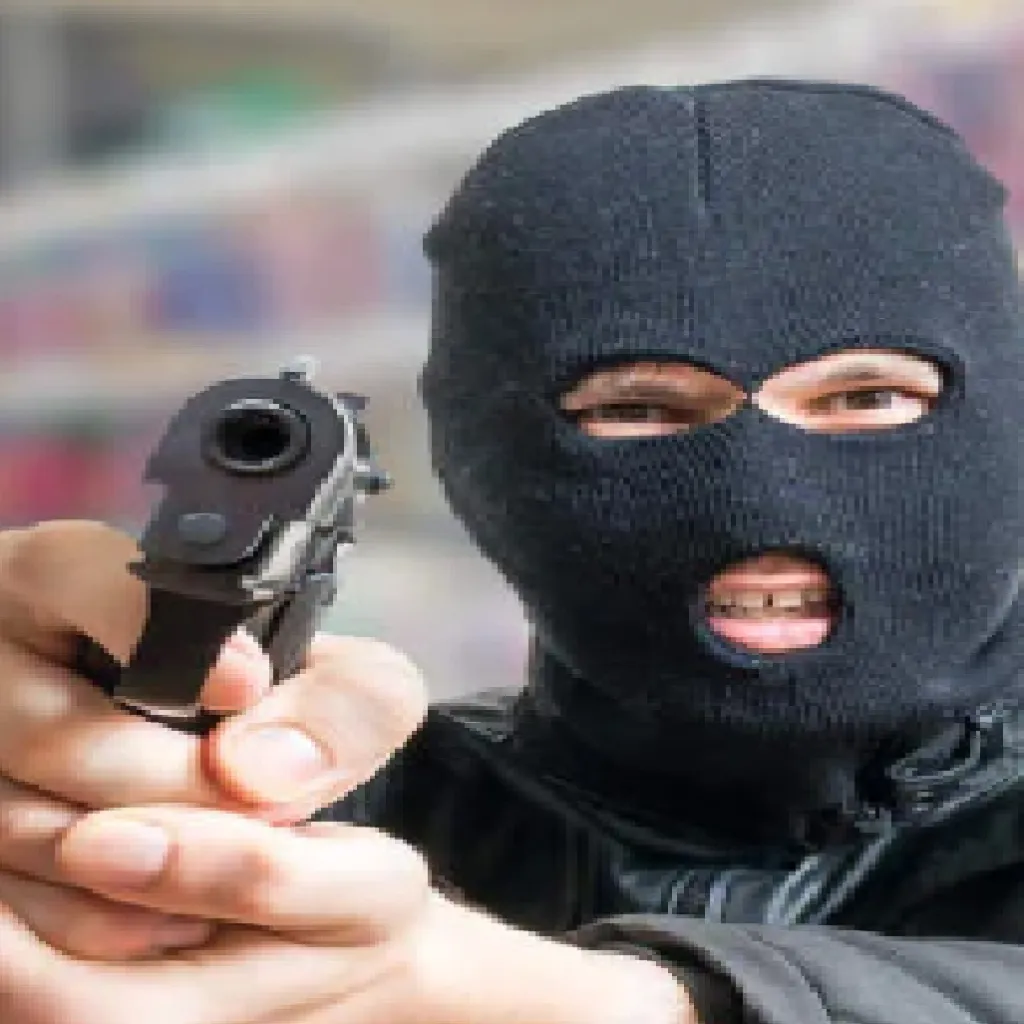 chat with ai character: BANK ROBBER