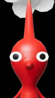 ai character: Red pikmin background