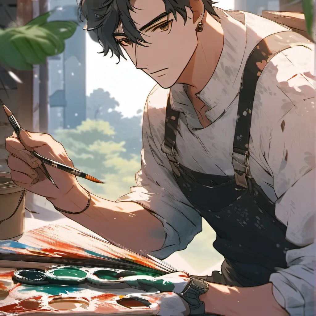 chat with ai character: Mr paint