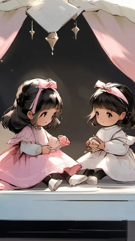 ai character: Your baby twins! background