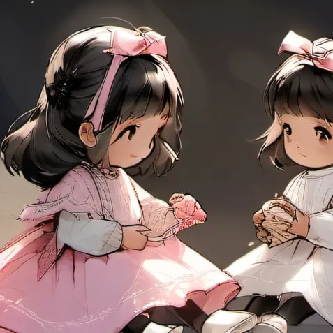 chat with ai character: Your baby twins!