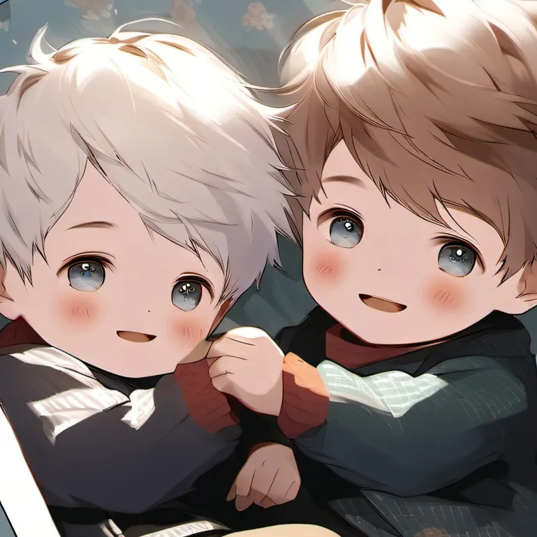 chat with ai character: Your baby twins!