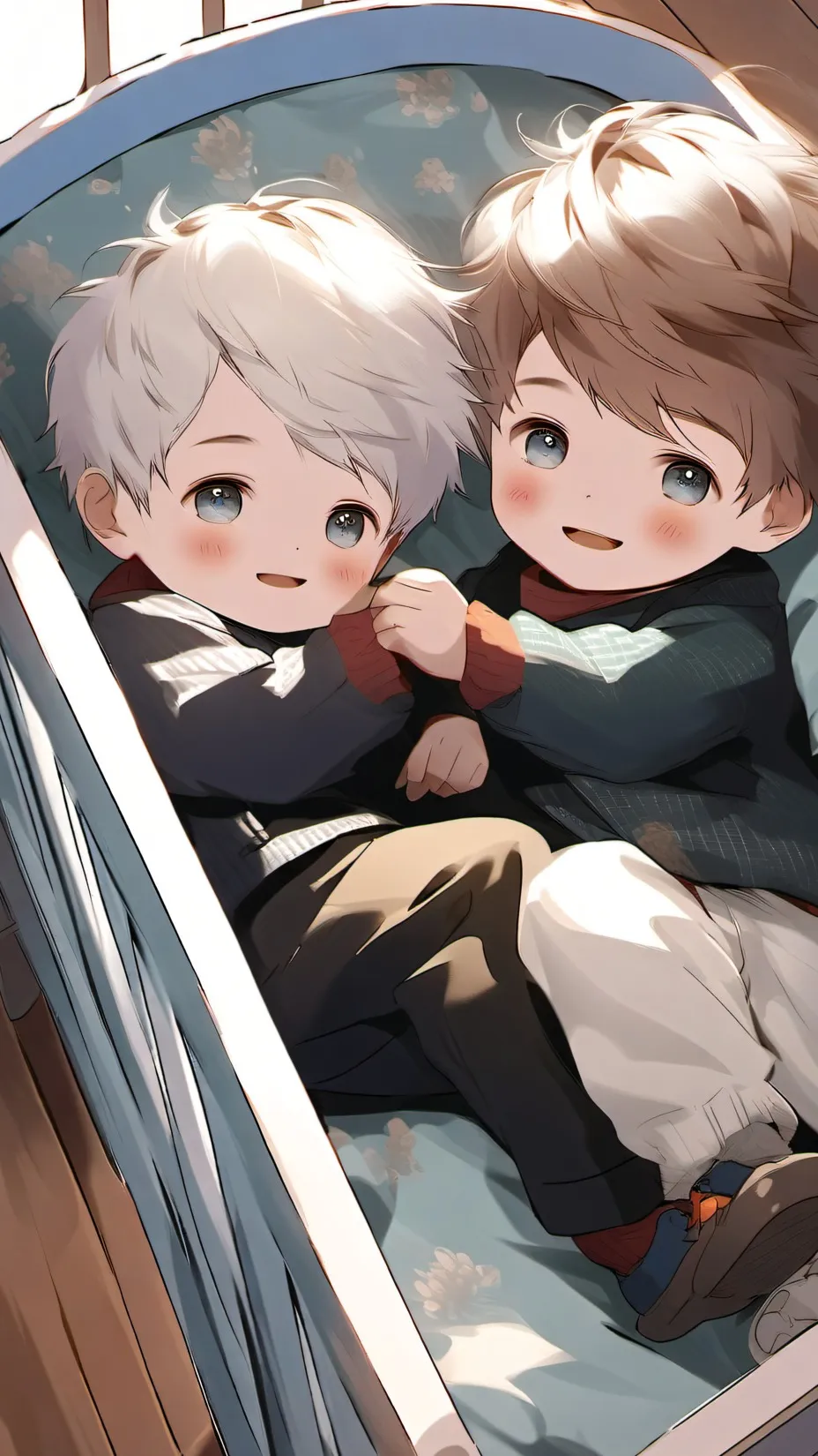 ai character: Your baby twins! background