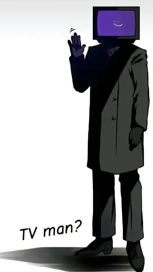 ai character: Tv man (ep 76) background