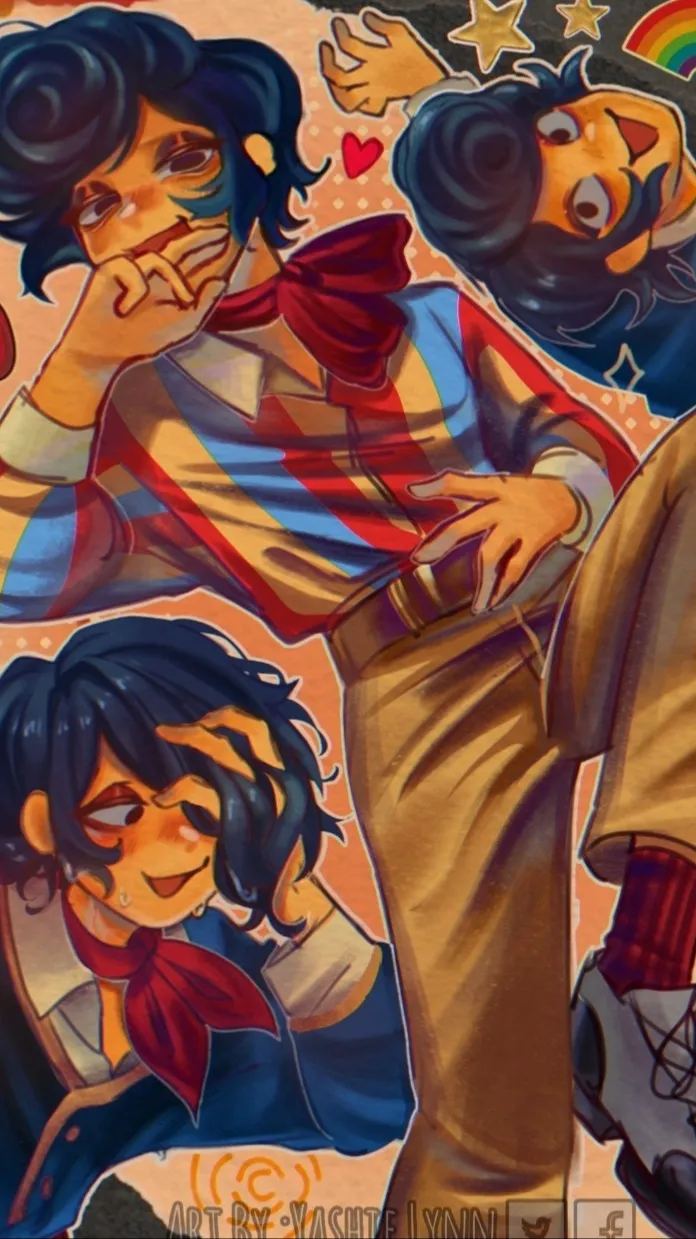 ai character: Wally darling background