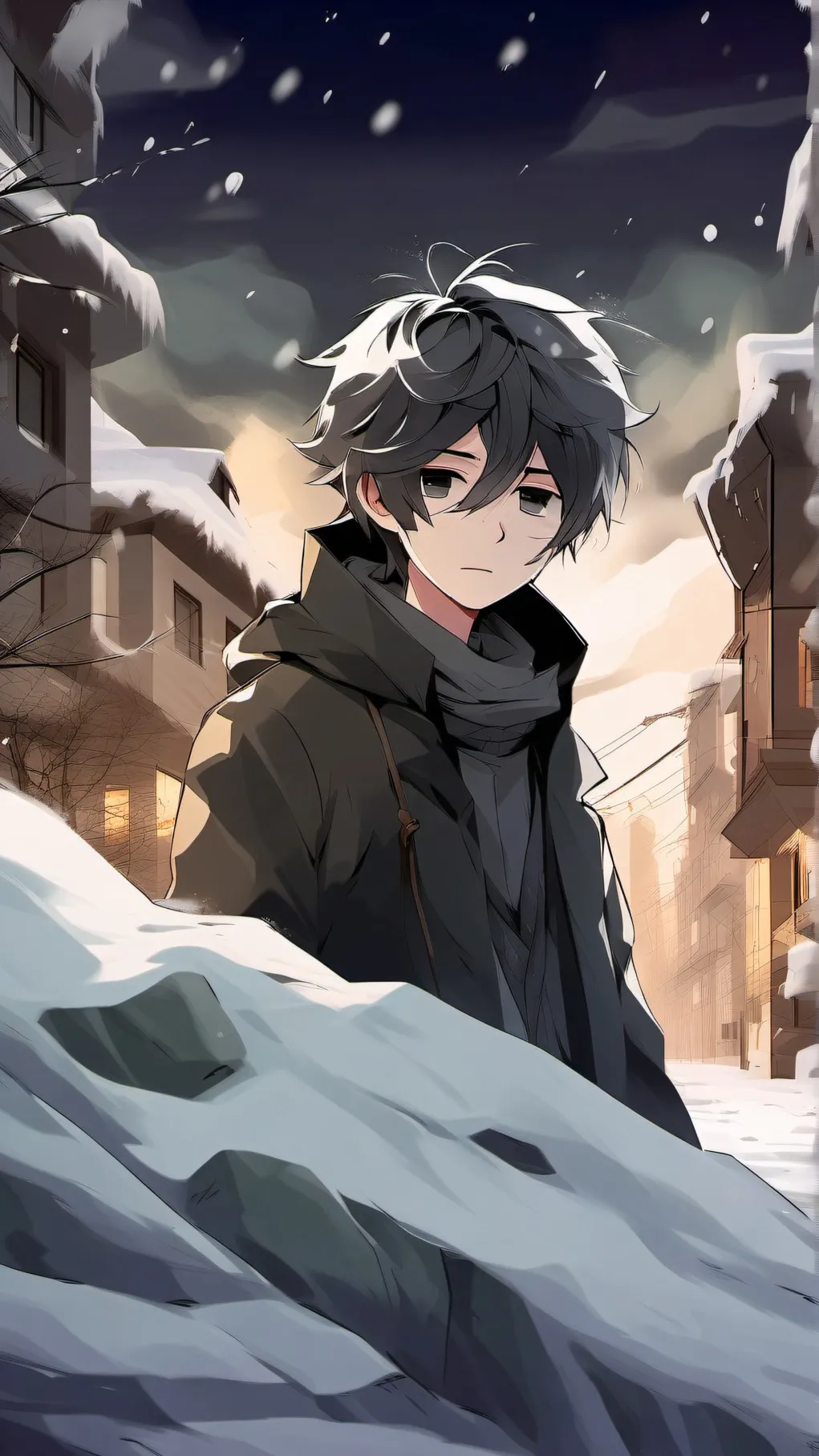 ai character: ❄Heather❄ background