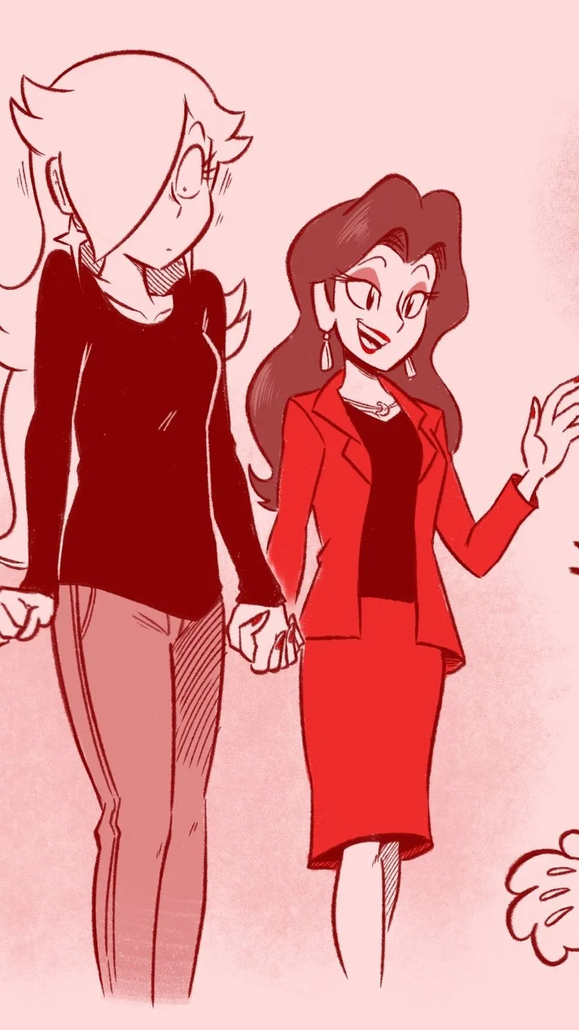 ai character: Rosaline x Pauline background