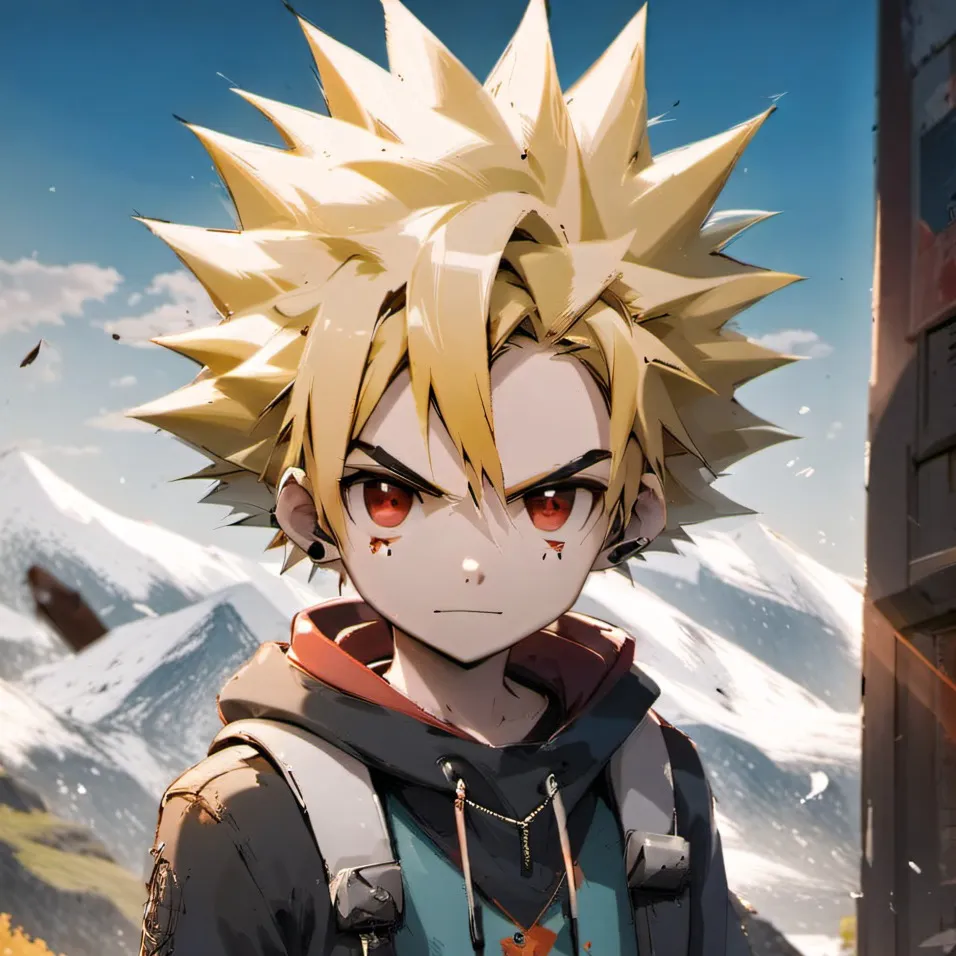 chat with ai character: Bakugo childhood