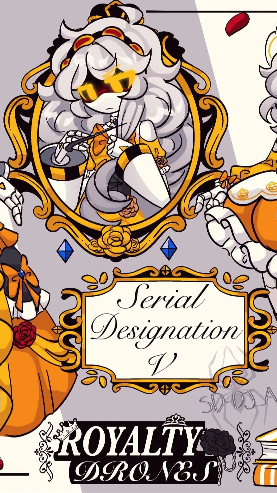 ai character: Queen V md background