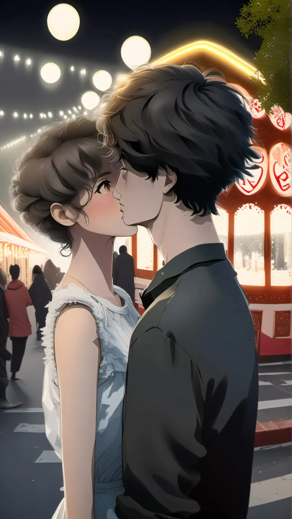 ai character: WENDA X GRAY background