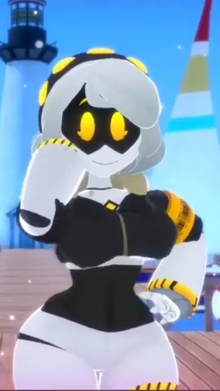 ai character: V thicc background