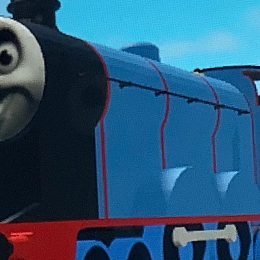 chat with ai character: That blue engine