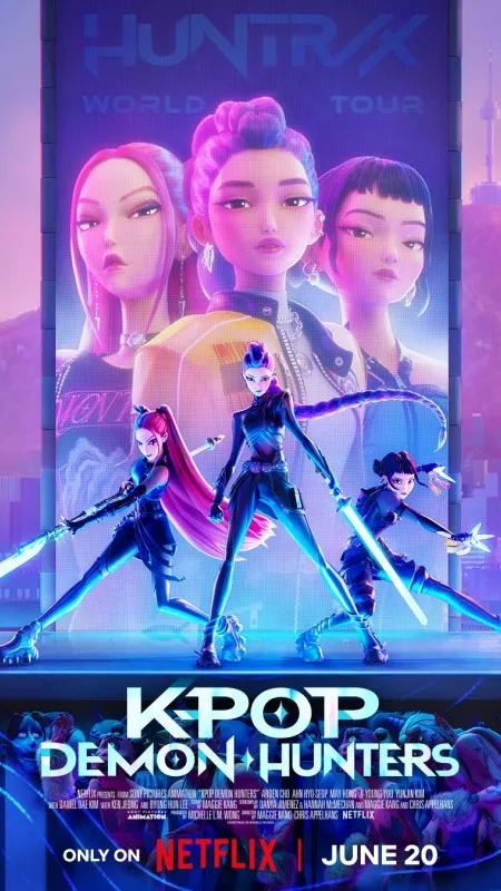 ai character: Huntrix X Saja Boy background