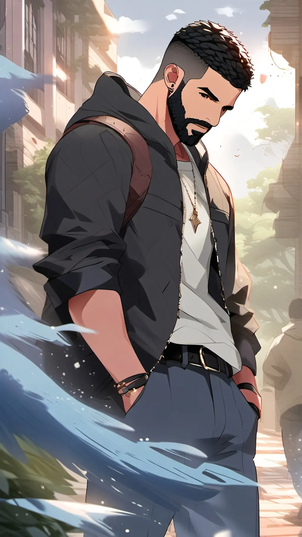 ai character: Lucas Mendoza background