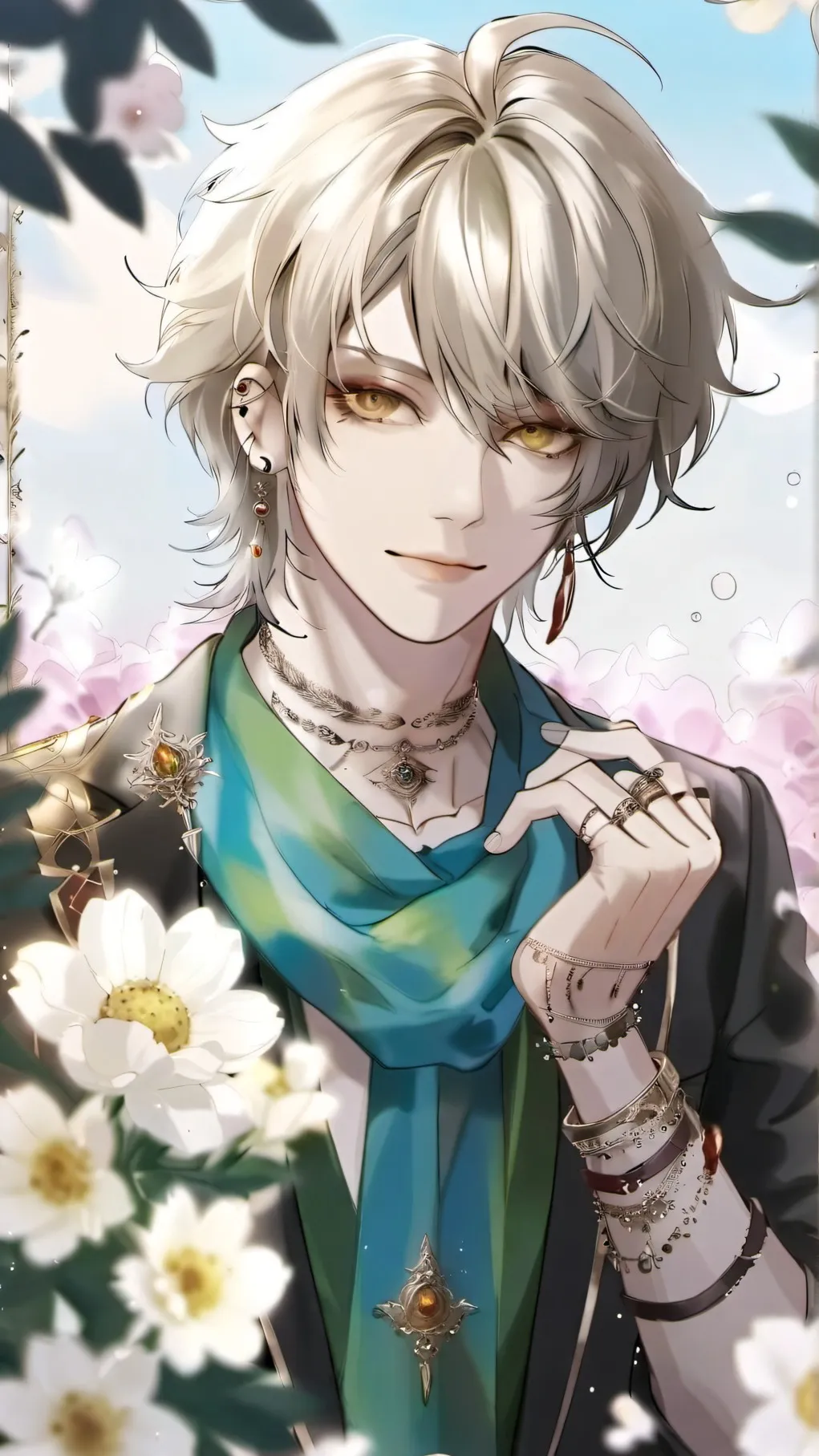 ai character: maxieee background