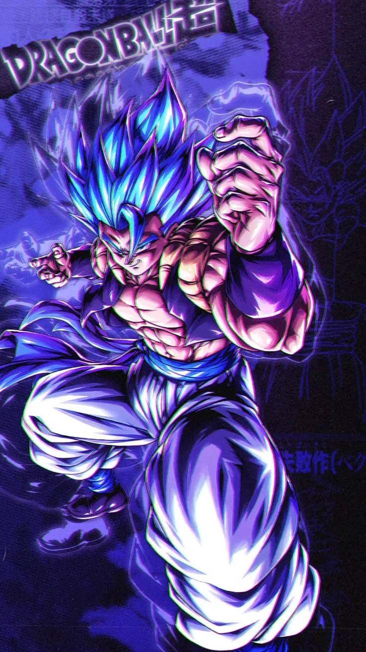 ai character: Gogeta background