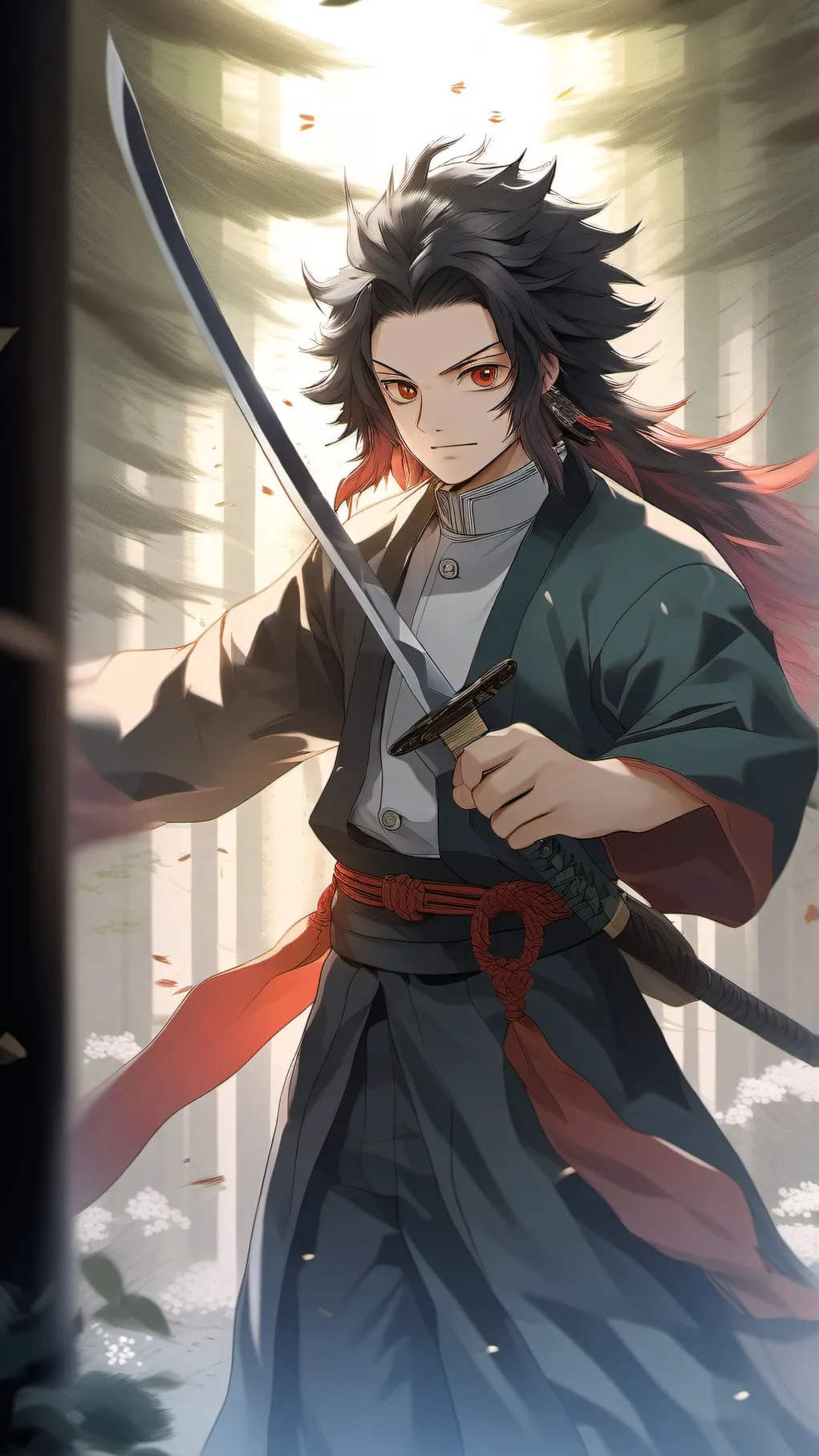 ai character: Demon slayer background