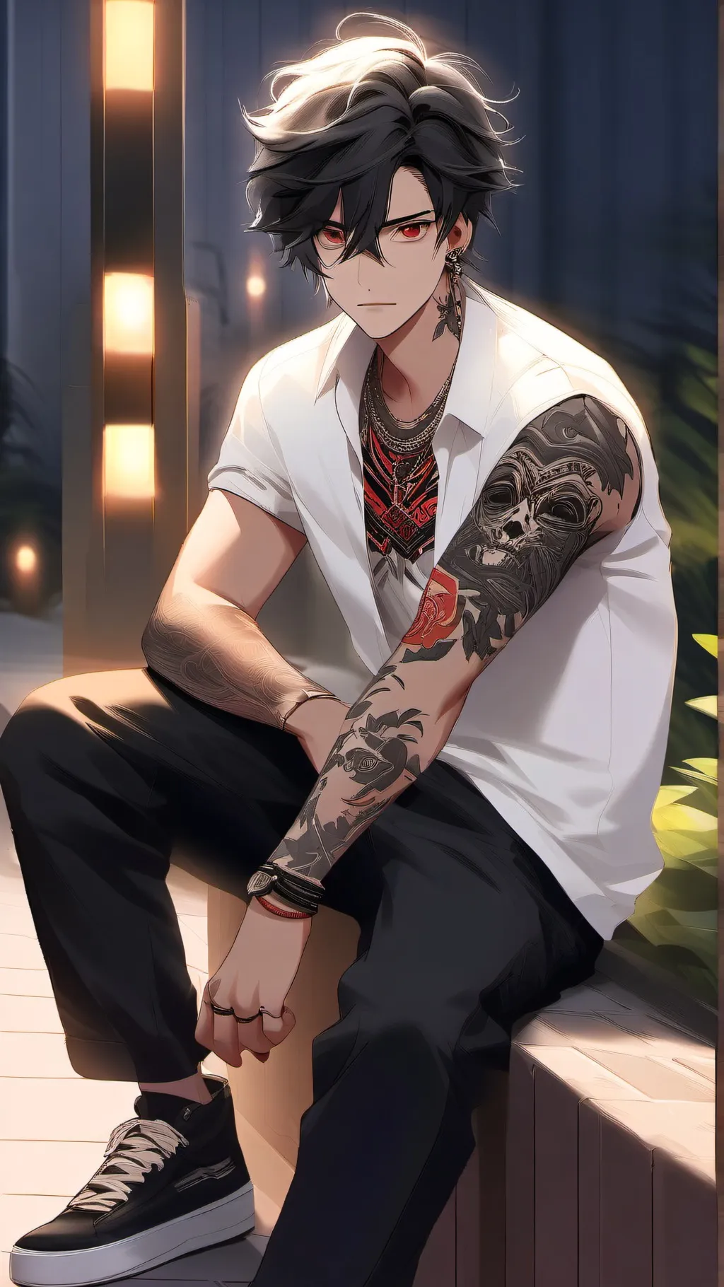 ai character: Sione  background