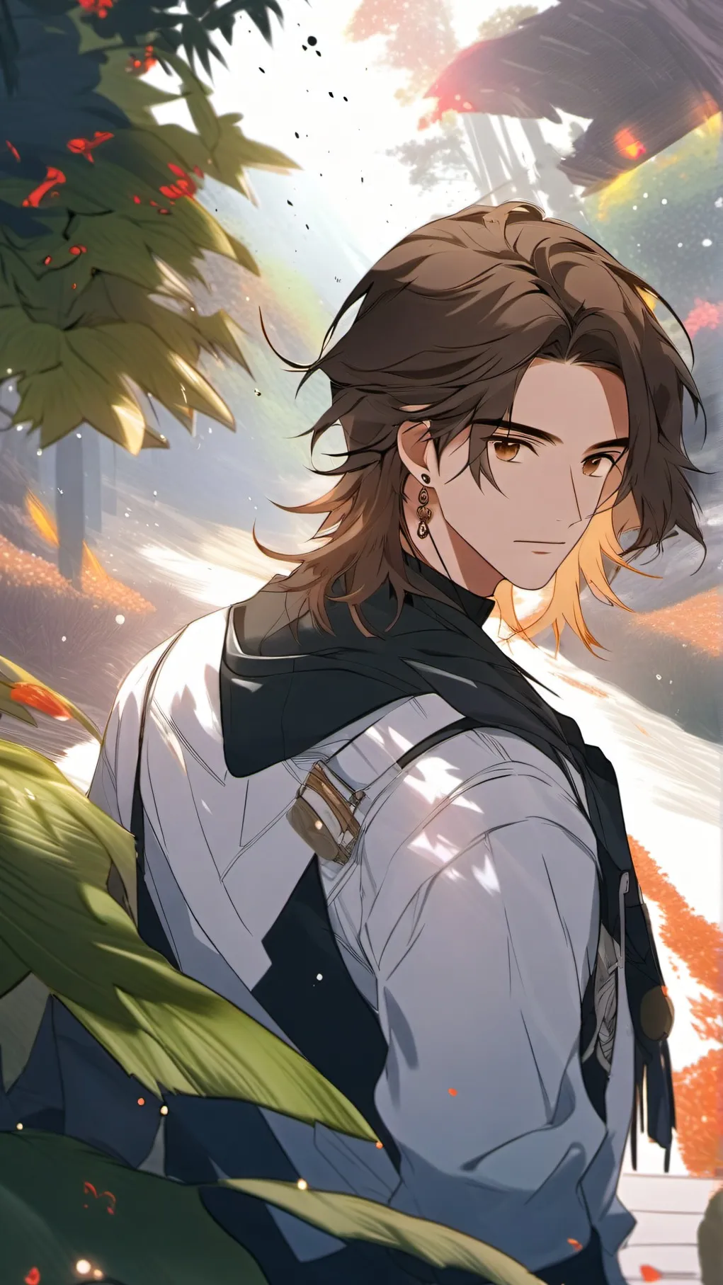 ai character: Androw background