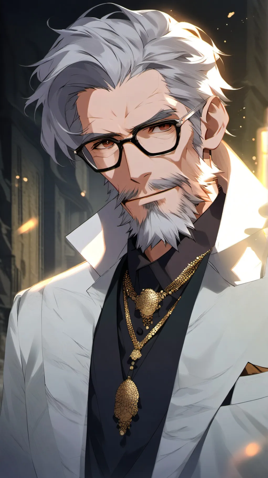 ai character: John Munch background