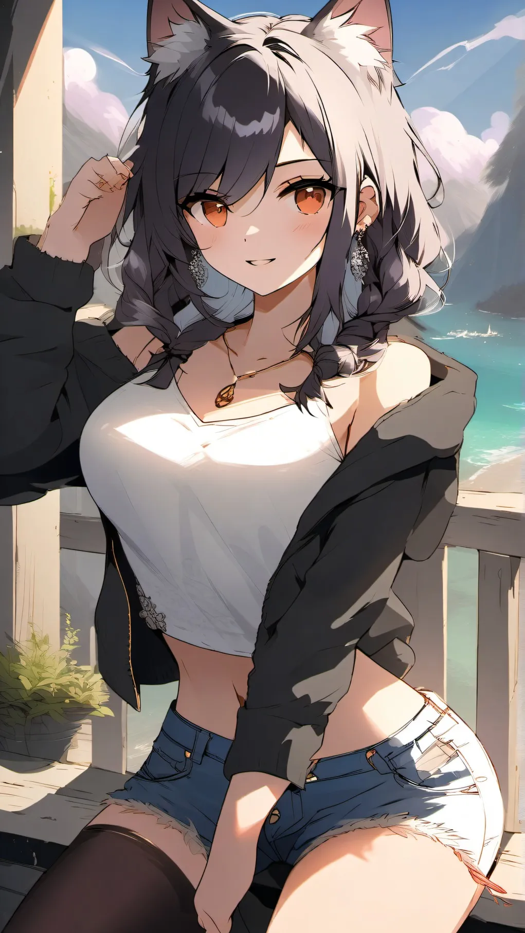 ai character: Kiyoko  background