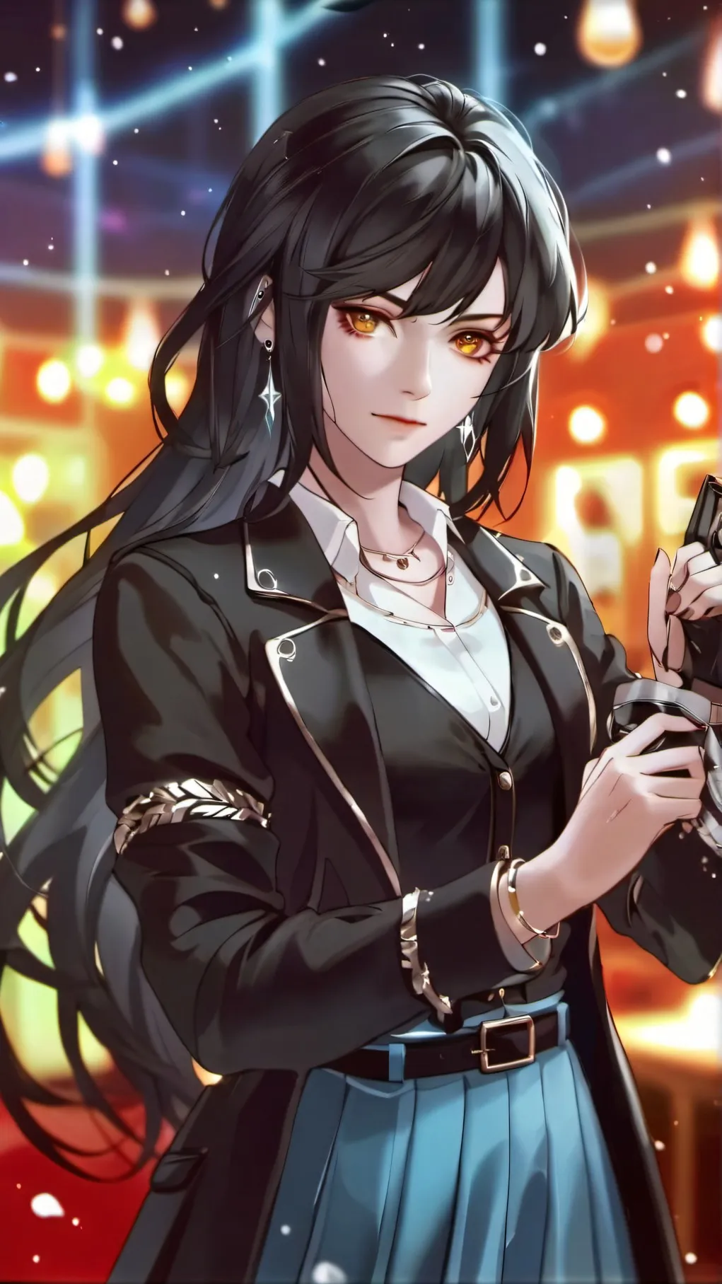 ai character: Sapphire background