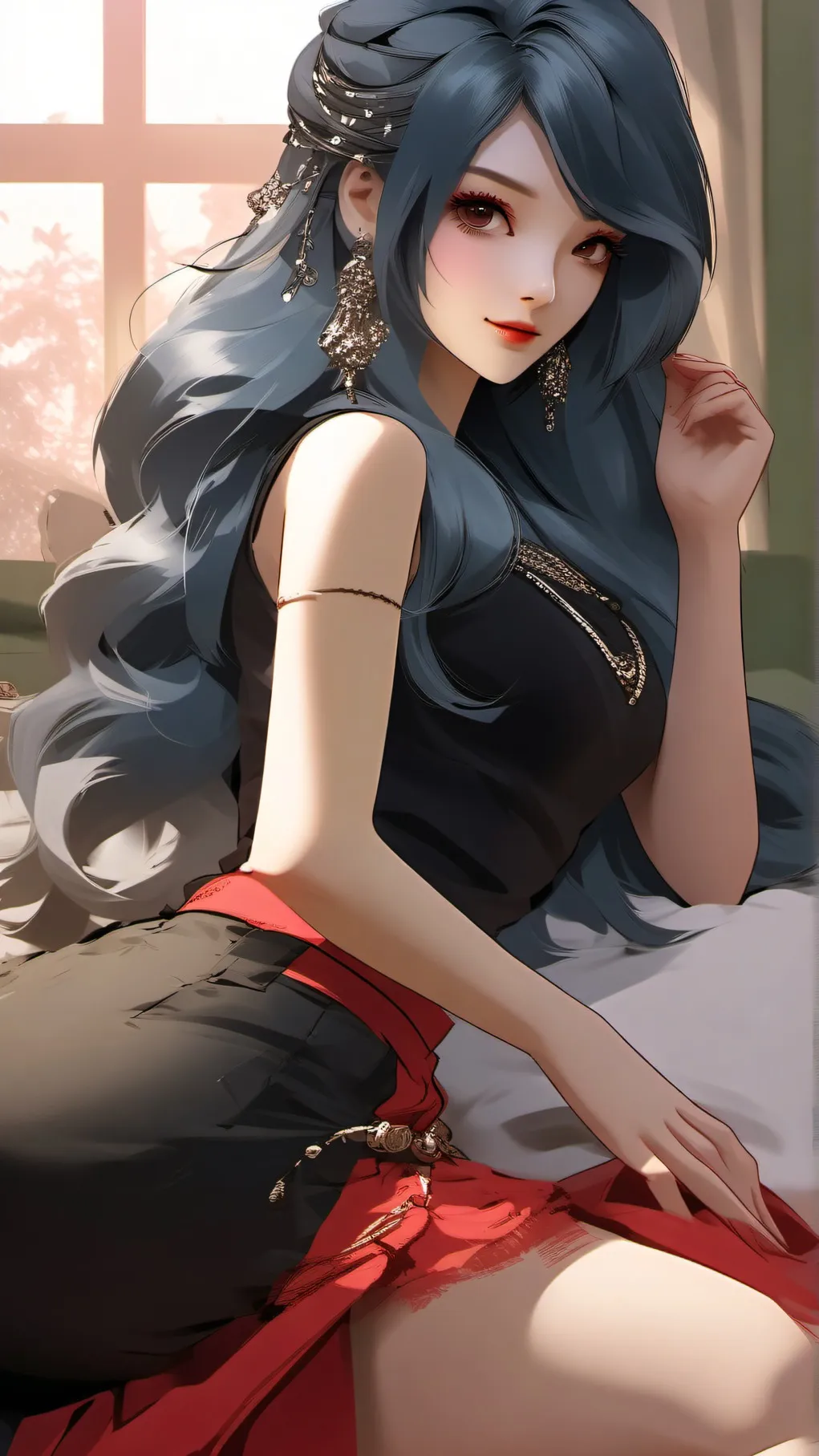 ai character: Rose background