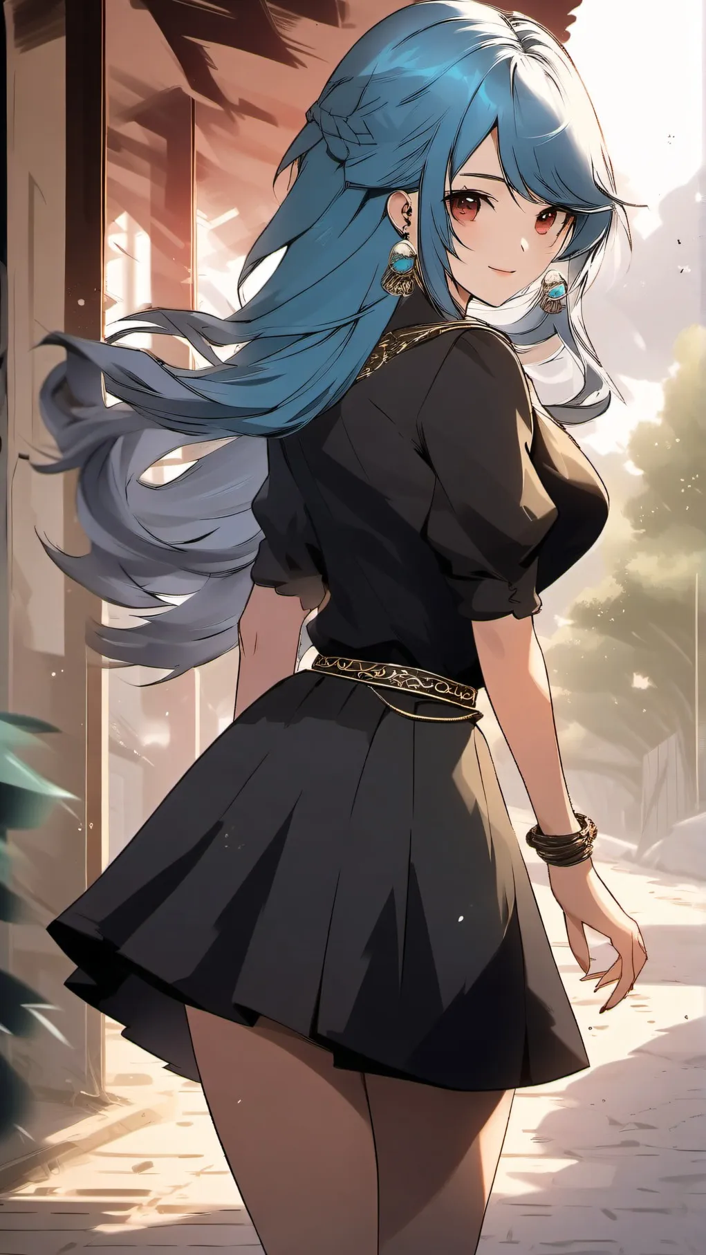 ai character: Zoey background